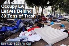 Occupy Los Angeles: LA Protesters Leave Behind 30 Tons of Debris
