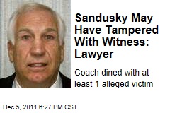 Jerry Sandusky May Have Tampered With Witness: Lawyer