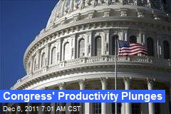 Congress&#39; Productivity Plunges