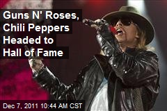 Guns N&#39; Roses, Chili Peppers Headed to Hall of Fame