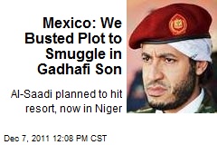 Mexico: We Busted Plot to Smuggle in Gadhafi Son