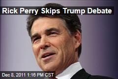 Rick Perry Says He Will Skip Donald Trump Debate