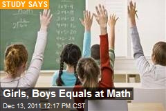 Girls, Boys Equals at Math