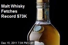 Malt Whisky Fetches Record $73K