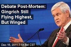 Gingrich: Still Flying Highest, But Winged