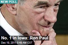 Ron Paul Takes Lead in Iowa Poll
