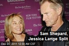 It&#39;s Over for Sam Shepard, Jessica Lange