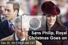 Sans Philip, Royal Christmas Goes on