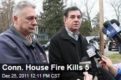 Stamford, Conn., House Fire Kills 5 on Christmas Day