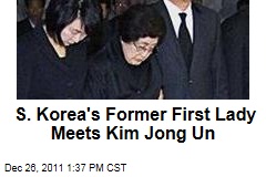 Lee Hee-Ho, South Korea's Former First Lady, Meets With Kim Jong Un