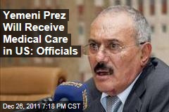 Washington Approves US Medical Care for Yemeni President Ali Abdullah Saleh