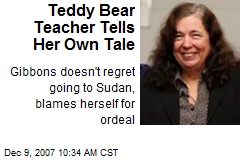 Teddy Bear Teacher Tells Her Own Tale