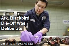 Ark. Blackbird Die-Off Was Deliberate