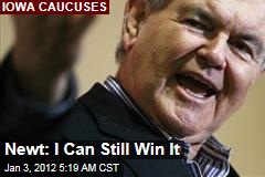 Newt Gingrich: I Can Still Win Iowa