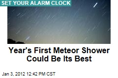 Year's First Meteor Shower Could Be Its Best - Quarantids to Peak at 3am