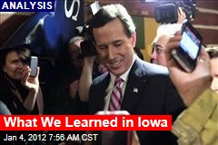 Rick Santorum, President Obama Seen as Real Winner of Iowa Caucuses