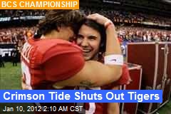 Crimson Tide Shuts Out Tigers