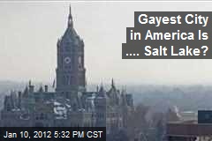 Gayest City in America Is .... Salt Lake?