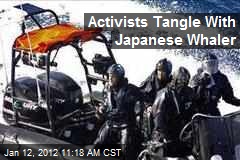 Activists Tangle With Japanese Whaler