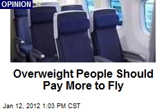 Overweight People Should Pay More to Fly