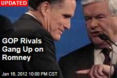 Still-Standing GOP Line-Up Zeroes In on Romney Again
