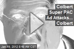 Colbert Super PAC Ad Attacks... Colbert