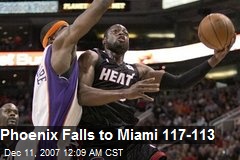 Phoenix Falls to Miami 117-113