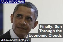 Paul Krugman: Economy May Be Improving