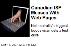 Canadian ISP Messes With Web Pages
