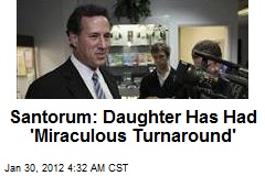 Santorum Daughter Recovering From Pneumonia