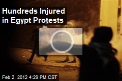 Hundreds Injured in Egypt Protests