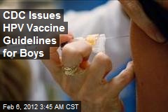 CDC Now Urging HPV Vaccine for Boys
