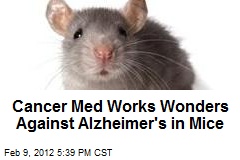 Cancer Med Works Wonders Against Alzheimer&#39;s in Mice