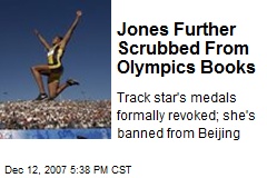 Jones Further Scrubbed From Olympics Books