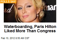 Waterboarding, Paris Hilton Liked More Than Congress