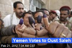 Yemen Votes to Oust Saleh