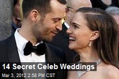 14 Secret Celeb Weddings