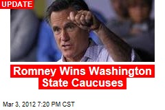 Romney Grabs Lead in Washington State Caucuses