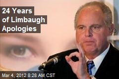 24 Years of Limbaugh Apologies
