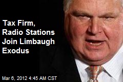 Tax Firm, Two Radio Stations Join Limbaugh Exodus