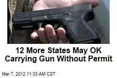 12 More States May OK Carrying Gun Without Permit