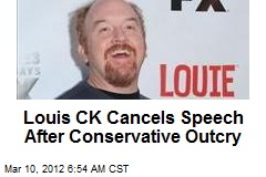 Louis CK Cancels Speech After Conservative Outcry