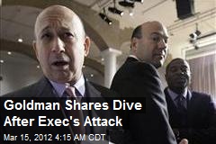 Goldman Shares Dive After Exec&#39;s Attack