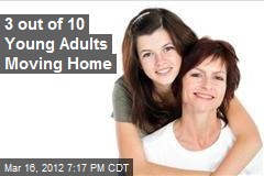 3 out of 10 Young Adults Moving Home