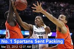 No. 1 Spartans Sent Packing