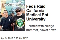 Feds Raid Calif. Medical Pot University