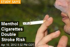Menthol Cigarettes Double Stroke Risk