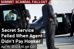 Secret Service Felled When Agent Didn&#39;t Pay Hooker