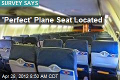 &#39;Perfect&#39; Plane Seat Located