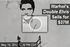 Warhol&#39;s Double Elvis Sells for $37M